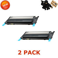 2 pk CLT-C409S CYAN Toner for Samsung CLP-310 CLP-310N CLP-315W CLX-3175FW picture