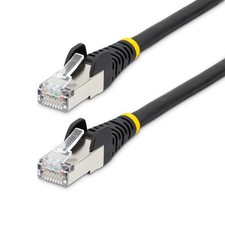 StarTech.com CAT6A Ethernet Cable 2m Black LSZH NLBK-2M-CAT6A-PATCH Japan Import picture