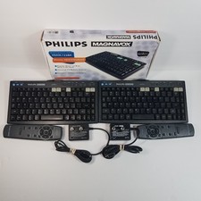 Lot of 2 MWK122BK Wireless WebTV Keyboards and Remotes Accessories For WebTV picture