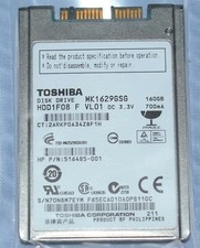 Toshiba MK1629GSG 160GB,Internal,5400RPM,1.8