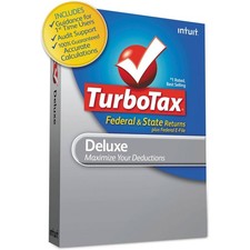 TurboTax Deluxe Federal 2012 Win/Mac | CD | Full Updates | #1 Install Expert picture