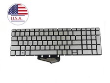 New HP 15-dy1048nr 15-dy1039nr 15-dy1086nr 15-dy0049nr Laptop Keyboard Silver picture