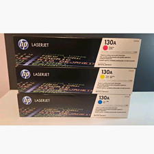 HP 130A Original LaserJet Toner Cartridge (CF351A/52A/53A) - 3 Pack C/Y/M picture