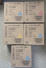 Lot of 5 Ricoh Pro C5300s 3-C 1-M 1-Y Toners Genuine OEM 828598 828599 828600 picture