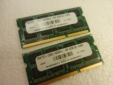 2X lot - ADDON 8GB ( 2 x 4GB ) DDR3-1600MHz SODIMM laptop PC3-12800 memory chips picture