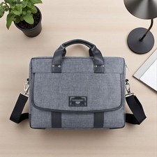Professional Crossbody Laptop Bag for 10-12 inch Devices - Gray picture