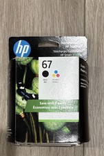 Genuine HP 62 XL Black & 62 Tri-Color Ink Combo 2 Pack (N9H67FN) October 2024 picture