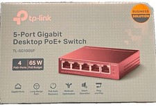 TP-Link TL-SG1005P 5-Port Gigabit Unmanaged Desktop PoE+ Switch 65W picture