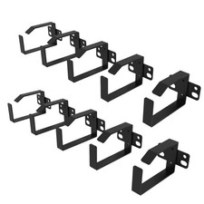 10 Pack Server Rack Cable Management D-Ring Hooks Cord Organizer Ring Set picture