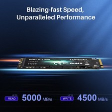 KOOTION 512GB NVMe M.2 2280 PCIe 4.0 SSD Internal Drive for PS5 Desktop 5000MB/s picture