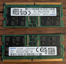 Samsung 32GB (2x16GB) DDR5 5600MHz PC5-44800 SODIMM 1Rx8 RAM M425R2GA3PB0-CWM0D picture