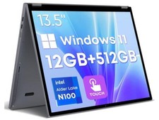 CHUWI 13.5''FreeBook 2in1 Touchscreen Laptop 12GB RAM 512GB SSD Intel N100 w/Pen picture