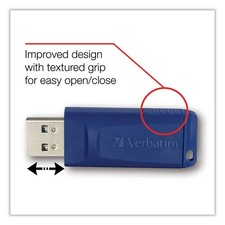 Verbatim® Classic USB 2.0 Flash Drive, 64GB, Blue picture