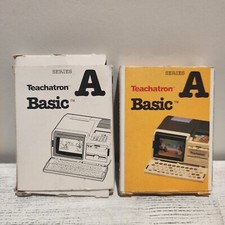 Vintage Teachatron Basic A Cards Lot of 2 Incomplete Sets Old Technology  picture