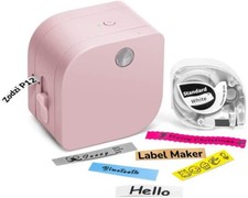 Phomemo P12 Bluetooth Thermal Printer Handheld Label Maker Machine with Tape picture