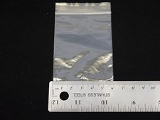 NEW 100Pcs 6cmX9cm 2mil Premium Reclosable Seal Ziplock Plastic Clear Bags picture