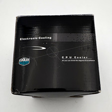 Cooler Master CPU Fan Heatsink Aluminum Cooler Black/Silver Boxed picture