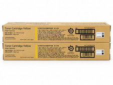 2x Genuine Fuji Xerox CT203027 Yellow Toner DocuCentre SC2022 -FREE TRACKED POST picture