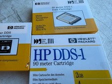 HP 90 meter DDS-1 4mm Data Tape Lot Of 3 Pack picture