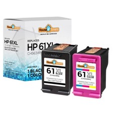 61XL 61 Fits HP 61XL Ink Cartridge Black Color 1000 1010 1050 1051 Lot picture