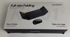 Samsers Full-Size Folding Keyboard and Mouse Combo with Case picture
