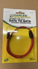 Cables Unlimited 18 Inch (FLT-6000-18) Serial ATA Cable picture