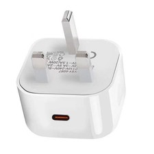 eSTUFF W128242986 MHJF3B_A Home Charger UK PD 20W 1 x USB-C Input: 230V plug ~E~ picture