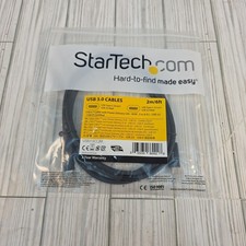 New StarTech USB315CC2M Black USB-C Cable with Power Delivery USB 3.0 picture