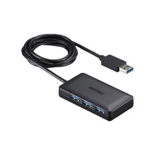 iBUFFALO USB 3.0 Hub, 4-Port Self-Powered, with Magnet, Black BSH4A08U3BK picture