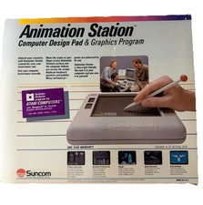 COMPLETE IN BOX SUNCOM ANIMATION STATION 8 Bit Computer Design and Graphics Prog picture