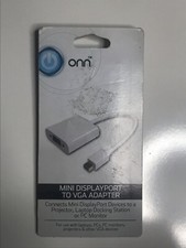 ONN ONA17AV052 Mini DisplayPort to VGA Adapter Mini DP to VGA Display Monitor picture