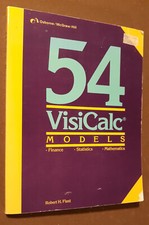 54 Visicalc Models by Osborne/McGraw Hill for Apple II/IBM/Atari/TRS-80 1983 picture