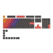 Glorious GPBT Celestial Fire Keycaps 114 Keys Cherry Profile Orange Red NEW picture