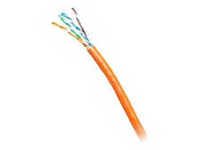 C2G C2G56038 1000FT CAT6 SOLID UTP CMR ORANGE TAA picture