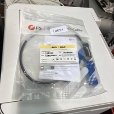 NEW -AUTHENTIC Fiberstore QSFP-PC005 0.5M 40G QSFP+ Passive DAC Cable picture
