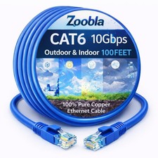 Cat6 UTP 100% Pure Copper Patch Cord, 0.5-150 FEET Ethernet LAN Cable Fluke Test picture