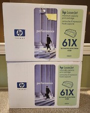 Lot of (2x) New Genuine Sealed HP LaserJet 61X (C8061X) High Volume Black Toner picture