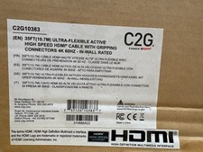 C2G 35ft Ultra Flexible 4K Active HDMI Cable W/ Gripping 4K 60Hz  (P/N: 10383) picture