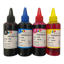 4X100ml Bulk Refill INK for Epson T212 cartridge XP-4100 XP-4105 WF-2830 WF-2850 picture