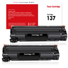 2 Pack CRG-137  For Canon 137 Toner Cartridge MF242dw MF236n MF232w D570 MF216n picture