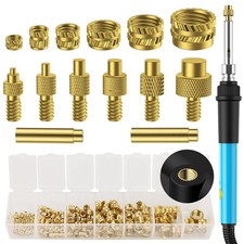 Heat Set Inserts Brass Threaded Inserts Set For 3D Printer M2 To M8 Assortment picture
