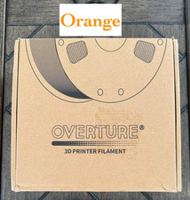 3D Printer Filament OVERTURE ASA ORANGE - 1.75mm, 1kg Spool/New-Sealed Supplies picture