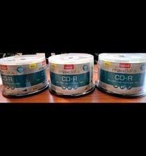Lot of 3 Maxell MaxData CD-R Blank Discs 700MB 80 Min 48x Spindle 150 Discs New picture
