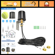 2x2 MIMO Omnidirectional WiFi Antenna 600-6000MHz 5G 4G LTE Outdoor + 2x16.4ft S picture