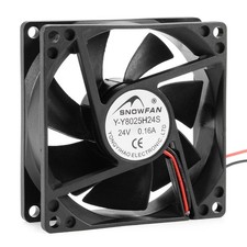 80mm x 80mm x 25mm 8025 24V DC Cooling Fan w Long Life Sleeve Bearing picture