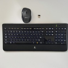 Logitech K800 Wireless Backlit Keyboard M705 Mouse Unifying Receiver Tested picture