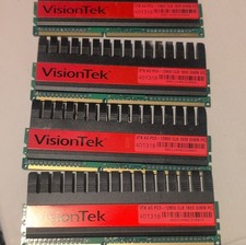 VisionTek 16GB (4x4GB) DDR3-1600 DIMM PC3-12800 CL8 240-Pin RAM 401318 picture