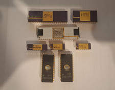 Mostek NEC Western Digital NS vintage ICs GOLD QTY:8 picture