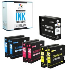 CMYi 7-Pack Compatible PGI-2200XL Ink Cartridge fits Canon MAXIFY iB4120 MB5320 picture
