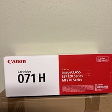 Canon 071H Black High Yield Genuine Laser Toner Cartridge for LBP120 MF270 picture